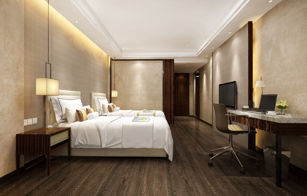 Deluxe room at The Taj Palace