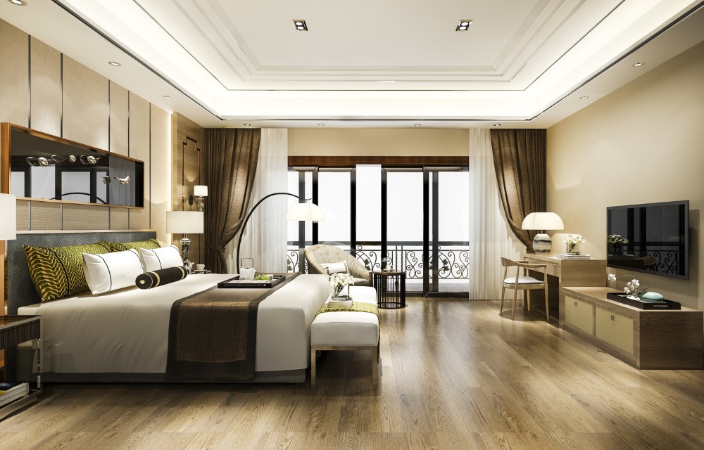 Queen Room at The Taj Palace